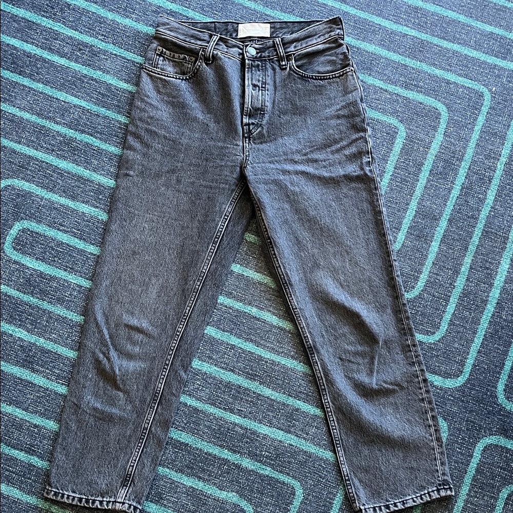 Everlane Women's Ankle Jeans in Dark Gray